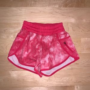 Lululemon pink shorts size 2